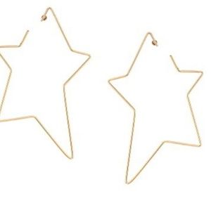 Steve Madden Gold Star (post earrings)